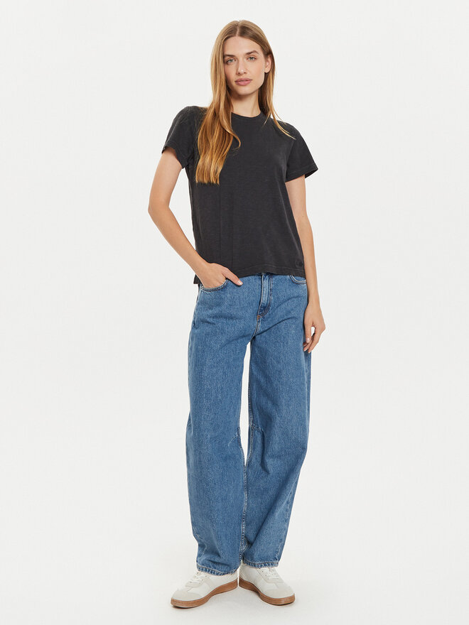 Lee Lee T-Shirt Perfect 112355164 Μαύρο Regular Fit
