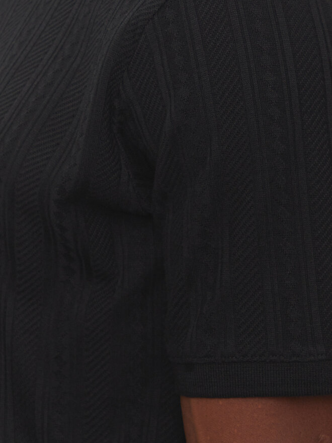 Selected Homme Selected Homme Pólóing 16094575 Fekete Regular Fit