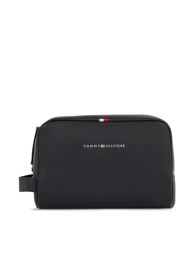 Tommy Hilfiger Kosmetyczka Tommy Hilfiger Essential PU AM0AM09508 Czarny