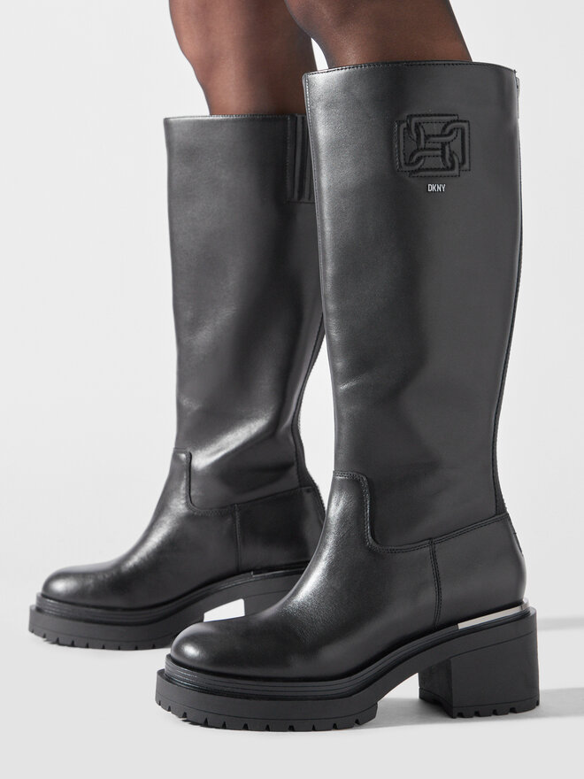DKNY Stiefel DKNY Paloma Logo K3324785 Schwarz