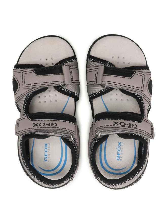 Geox Sandály Geox J S.Pianeta B J1564B 015CE C0015 M Šedá