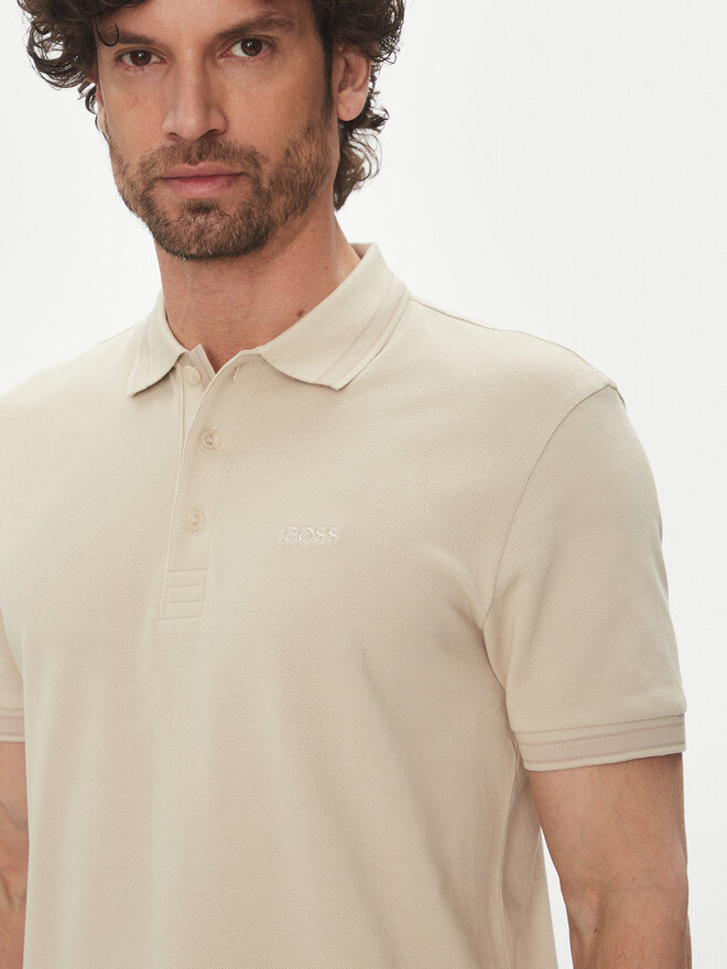 BOSS BOSS Поло Paddy 50469055 Бежевий Regular Fit