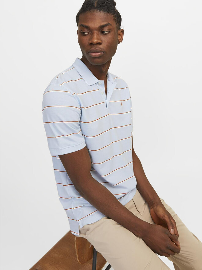 Jack&Jones Jack&Jones Pólóing Bluwin 12170931 Kék Regular Fit