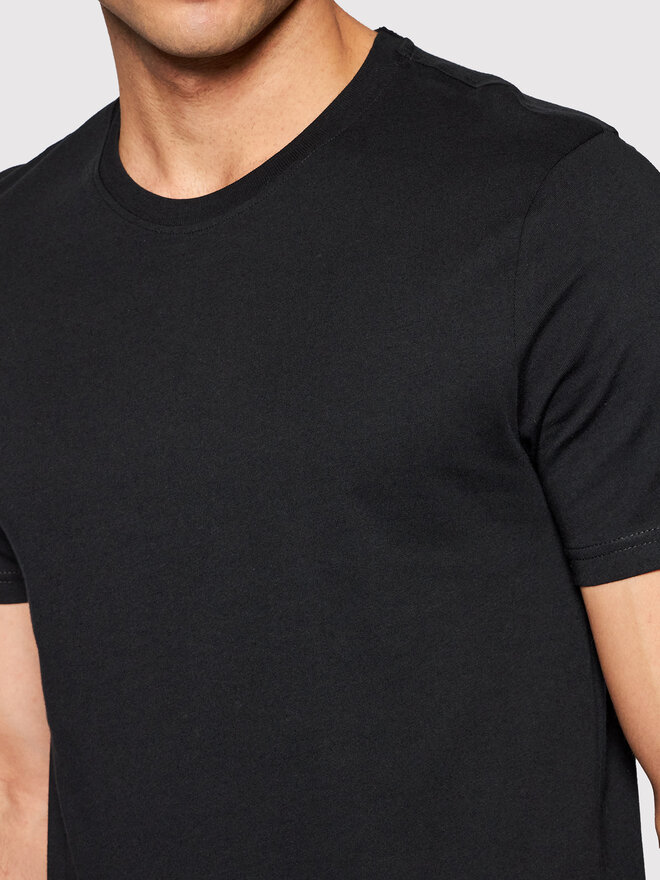 United Colors Of Benetton United Colors Of Benetton T-shirt 3U53J1F15 Crna Regular Fit
