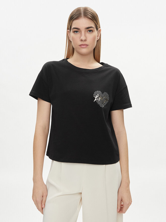 Liu Jo Liu Jo Camiseta VA4156 JS923 Negro Relaxed Fit