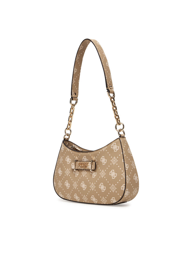 Guess Handtasche Guess Carrie Logo HWGP98 98180 Beige