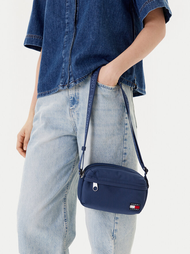 Tommy Jeans Ľadvinka Tommy Jeans AW0AW17286 Tmavomodrá