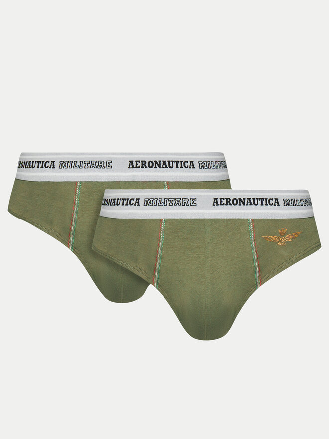 Aeronautica Militare Aeronautica Militare 2er-Set Slips AM1USL002 Khakifarben