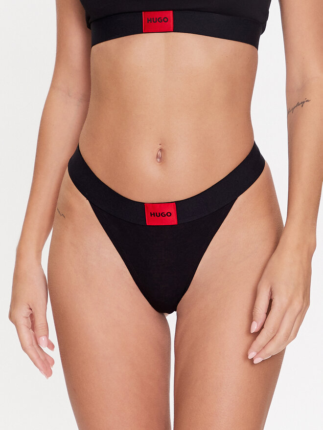 HUGO Hugo Stringtanga 50492326 Schwarz