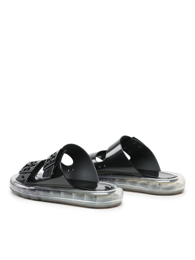 Tory Burch Klapki Tory Burch Buckle Bubble Jelly 149718 Czarny