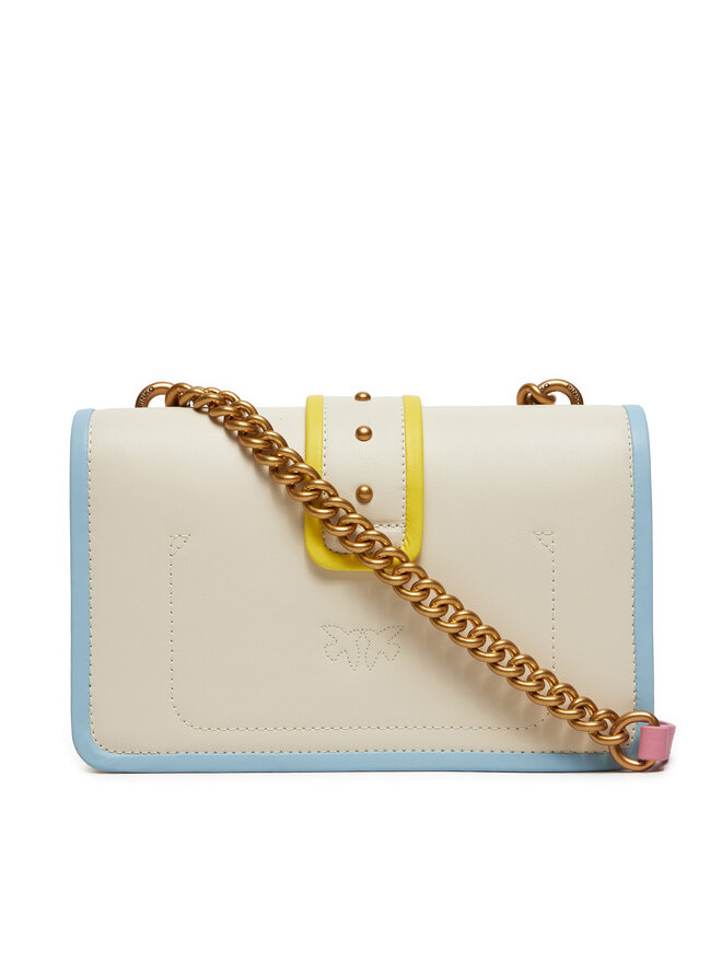 PINKO Geantă Pinko Love One Mini Cl PE 24 PLTT 100059 A1K1 Écru