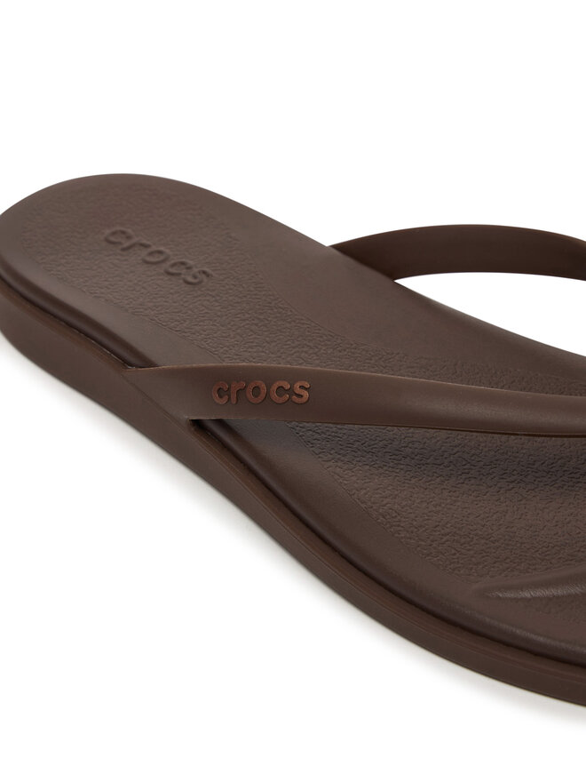 Crocs Zehentrenner Crocs Miami Flip 211435 Braun