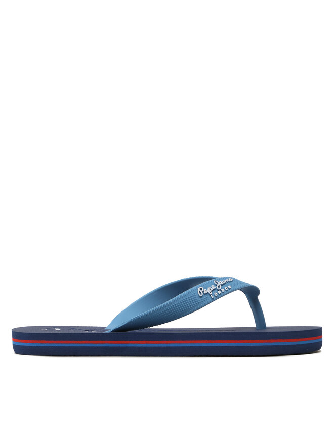 Pepe Jeans Джапанки Pepe Jeans Bay Beach Brand B PBS70049 Син