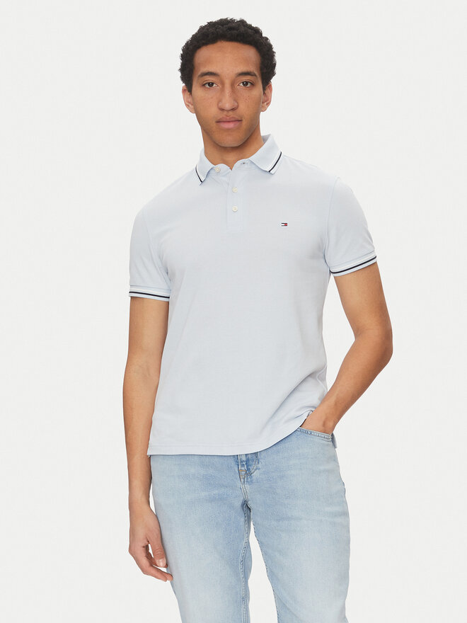 Tommy Hilfiger Tommy Hilfiger Pólóing Seasonal MW0MW39993 Kék Slim Fit
