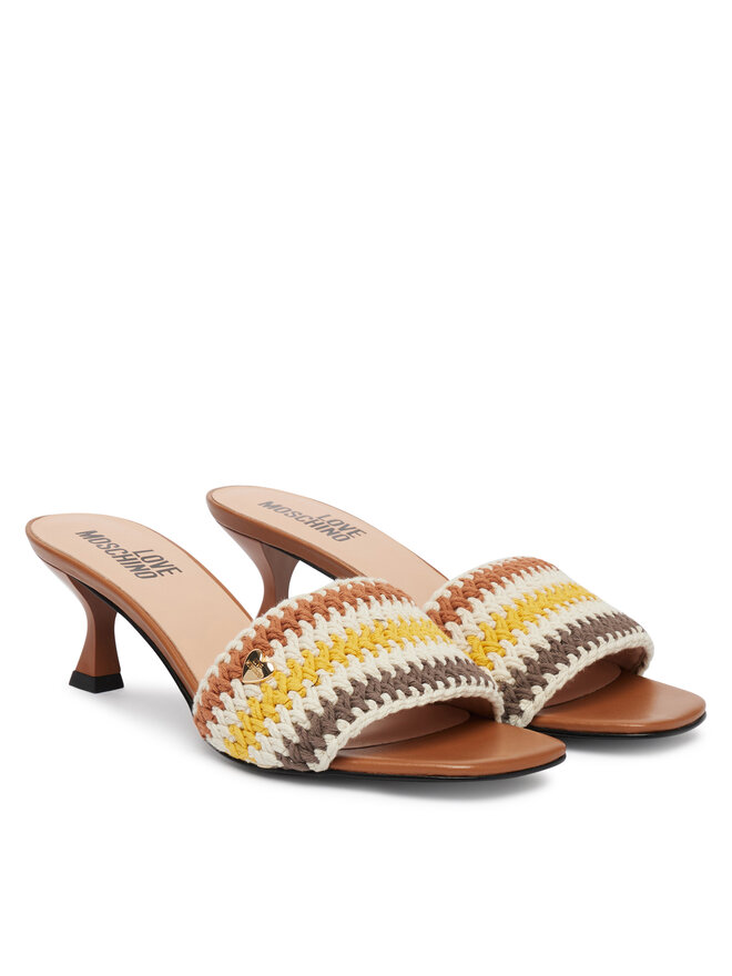 LOVE MOSCHINO Pantoletten LOVE MOSCHINO JA28225G0OJQA20A Bunt