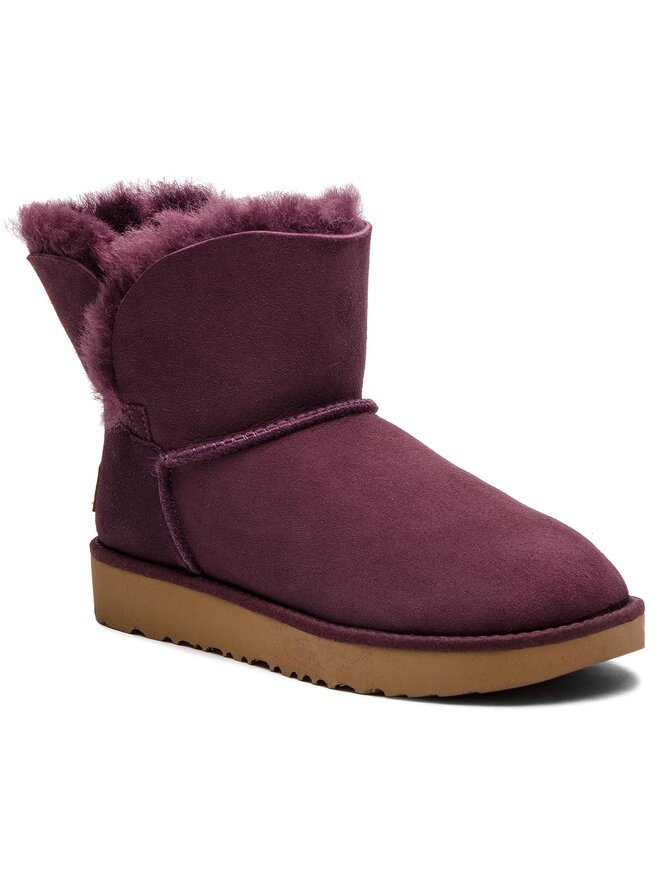 Stivali da neve Ugg W Classic Cuff Mini 1016417 Viola escarpe