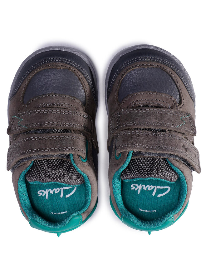 Scarpe Clarks Bambini Scarpe Clarks Rex Quest T - Sneakers Per Bambini E Ragazzi Scarpe Ginnastica Pelle Sintetico Clarks Rex - Foto 10