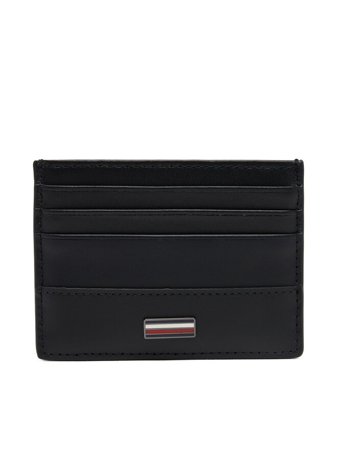 Tommy Hilfiger Θήκη πιστωτικών καρτών Tommy Hilfiger Th Corp Cc Holder AM0AM13243 Μαύρο