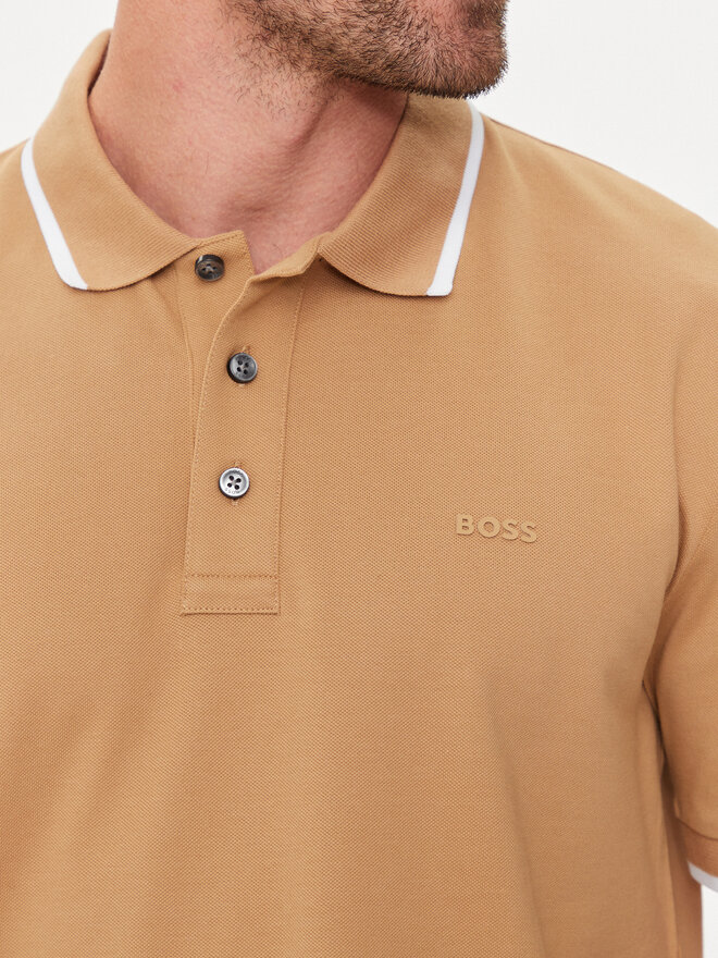BOSS Boss Pólóing Parlay 190 50494697 Bézs Regular Fit