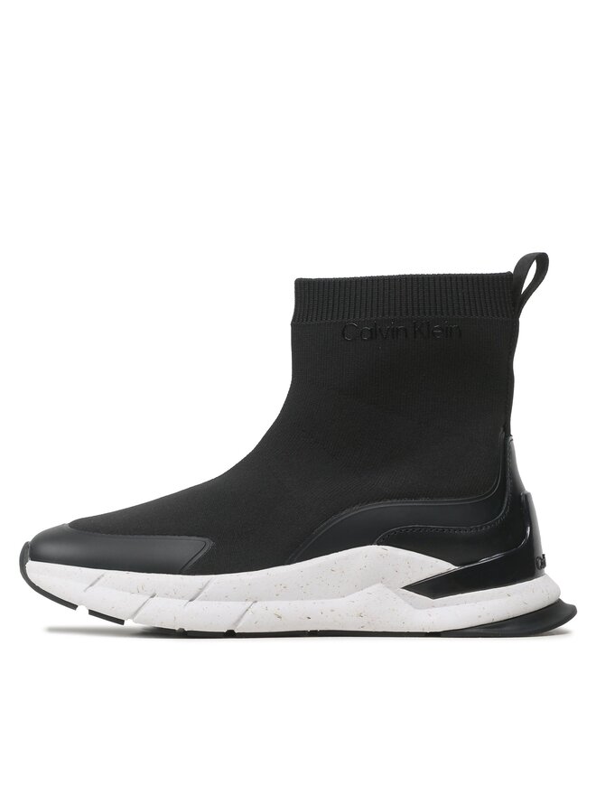 Calvin Klein Sneakers Calvin Klein Sock Boot HW0HW01589 Schwarz