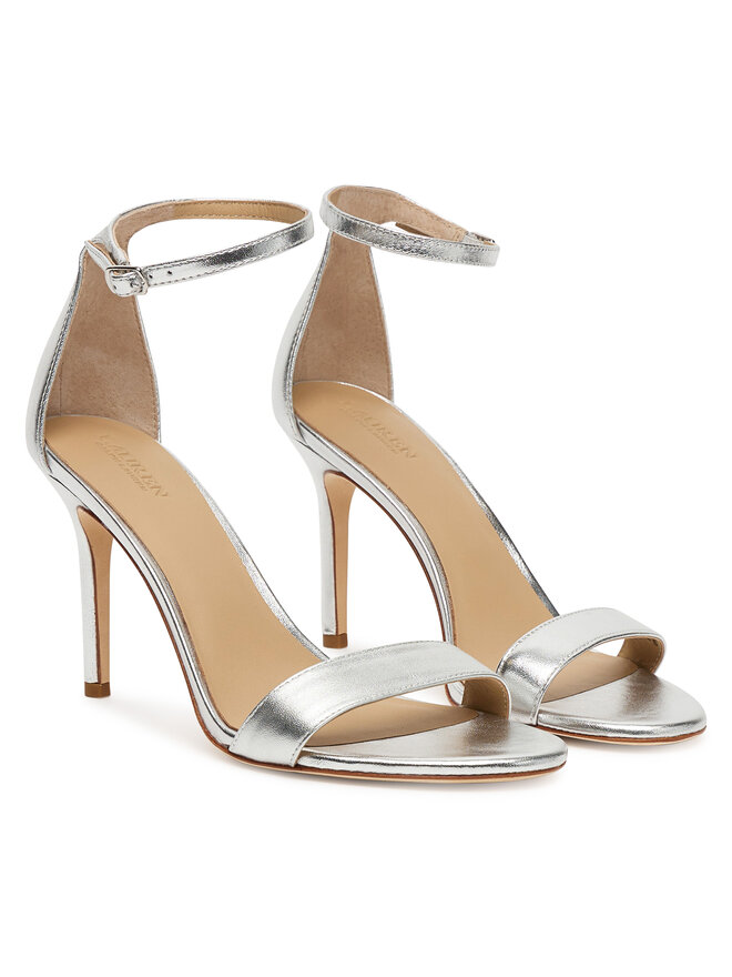 LAUREN RALPH LAUREN Sandały LAUREN RALPH LAUREN Allie 802912334004 Srebrny