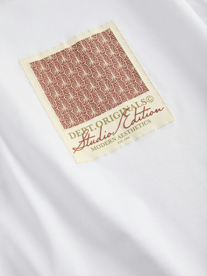 Jack&Jones Jack&Jones Camiseta Islington 12273019 Blanco Loose Fit