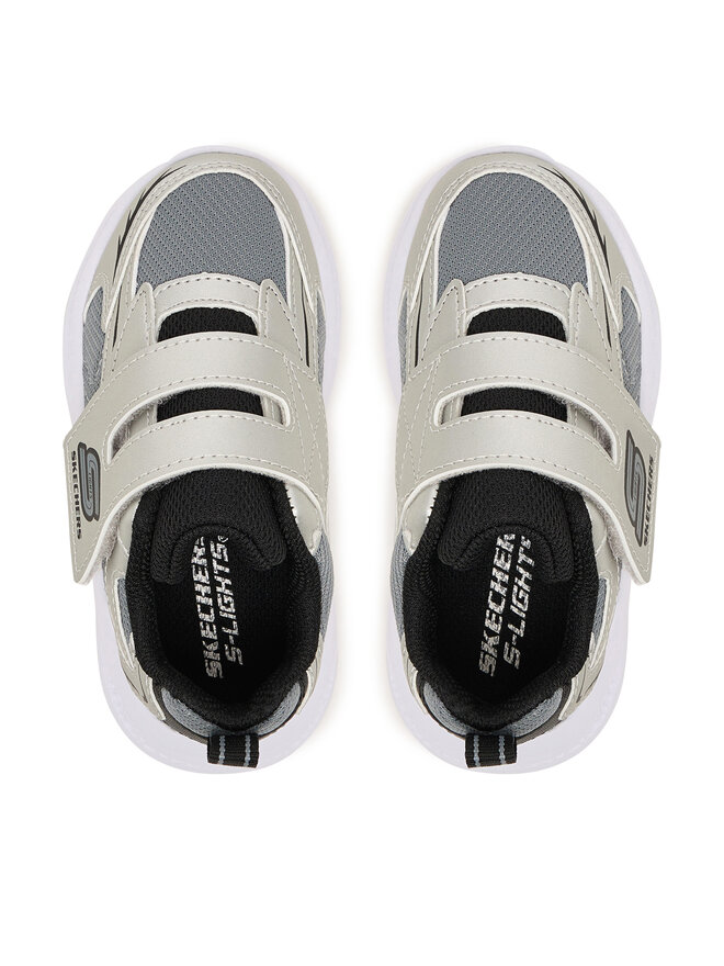 Skechers Снікерcи Skechers Meteor-Lights - Glow 401498N/SLBK Срібний