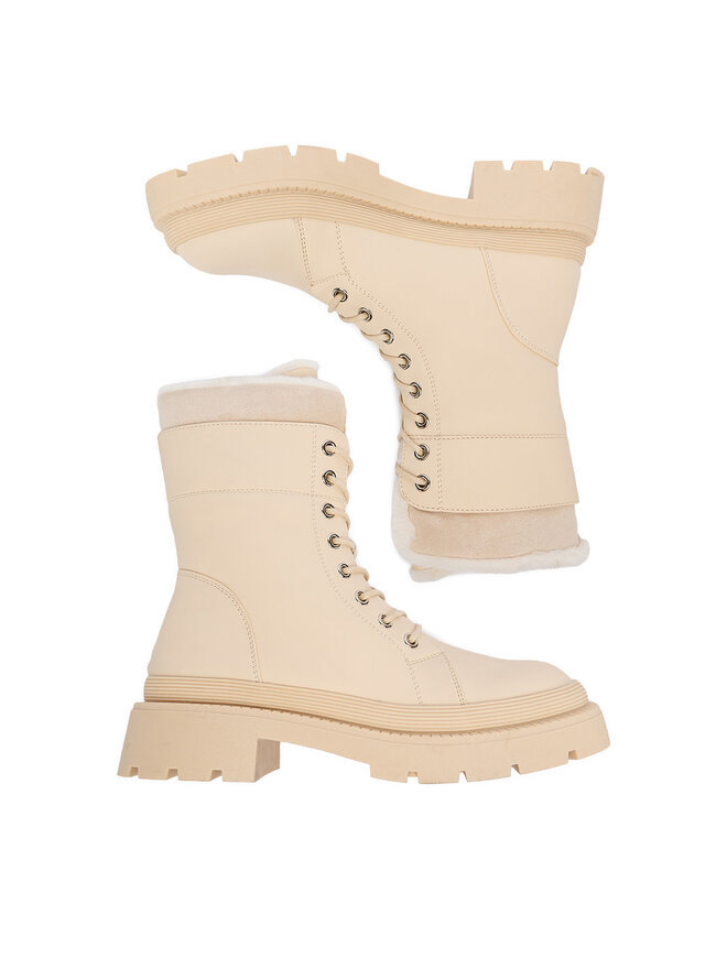 DeeZee Schnürschuhe DeeZee 13096-19 Beige