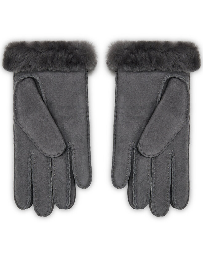 Ugg Mănuși de Damă Ugg W Sheepskin Embroider Glove 20931 Gri