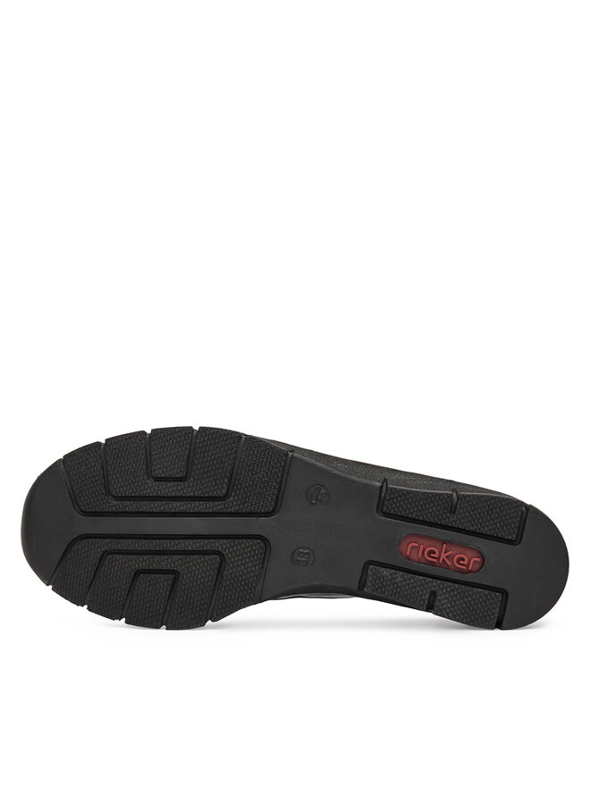 Rieker Półbuty Rieker 53785-00 Czarny