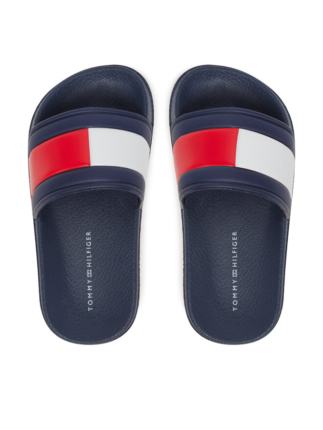 Tommy Hilfiger Papucs Tommy Hilfiger T3X0-33915-1172 Sötétkék