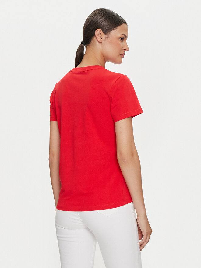 Guess Jeans Guess Jeans Póló W4YI13 J1314 Piros Regular Fit
