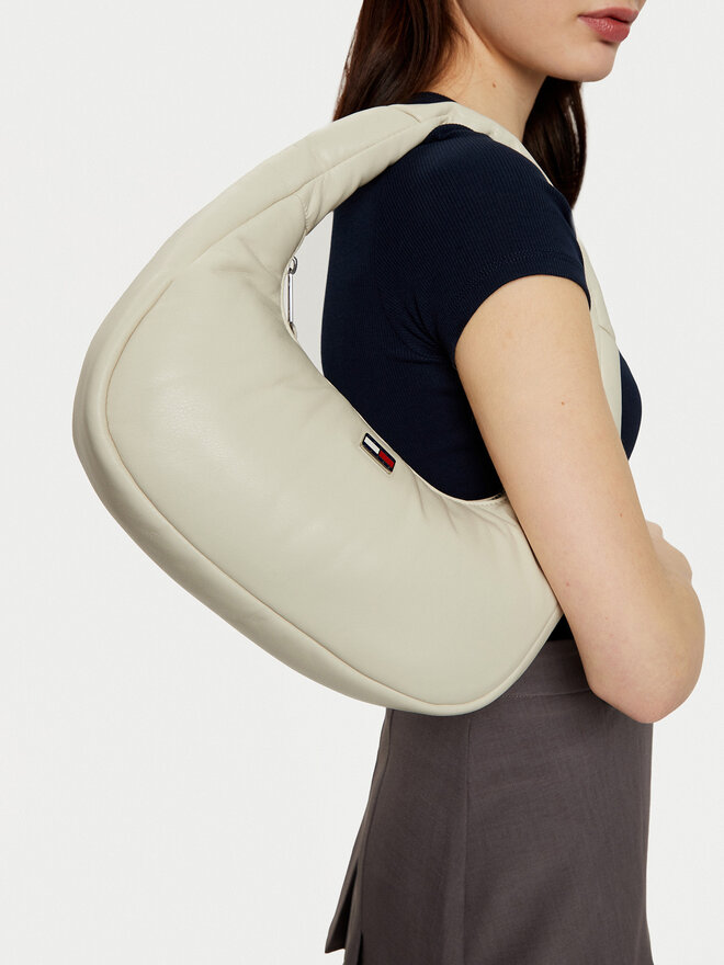 Tommy Jeans Handtasche Tommy Jeans Tjw Pillow Shoulder Bag AW0AW16977 Beige