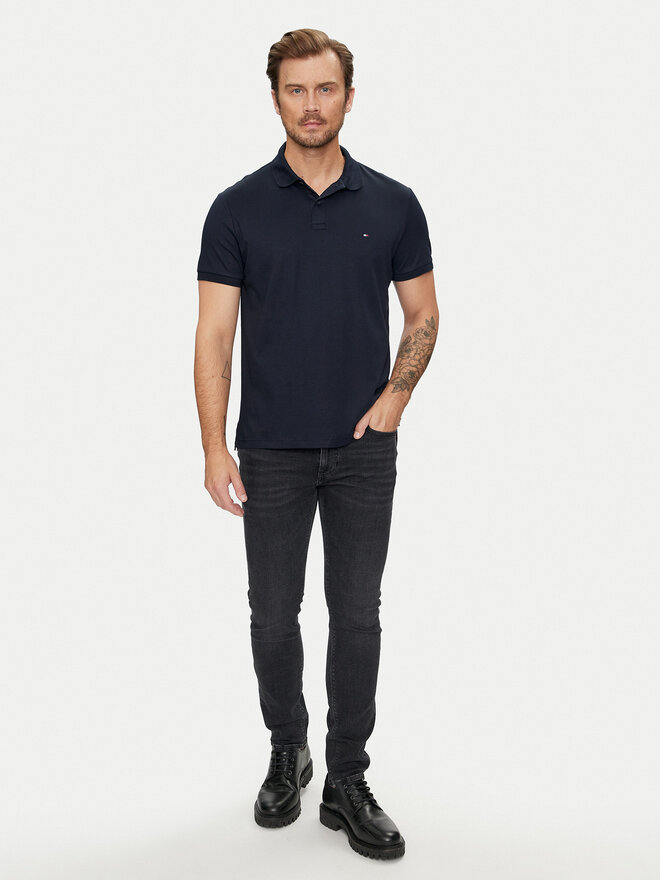 Tommy Hilfiger Tommy Hilfiger Pólóing Essential MW0MW35585 Sötétkék Regular Fit