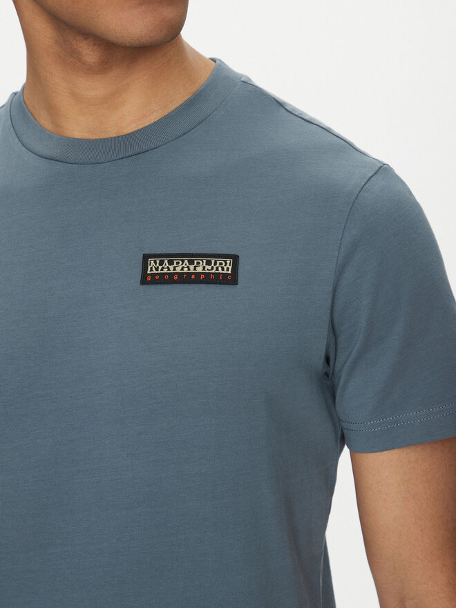Napapijri Napapijri T-shirt Iaato NP0A4HFZ Plava Regular Fit