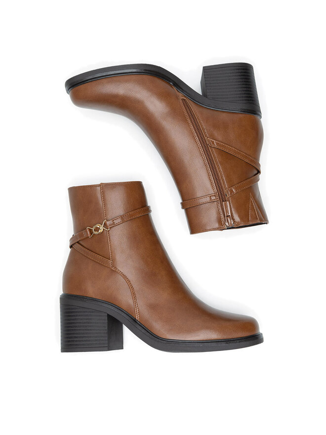 Clara Barson Botki Clara Barson WYL4017-1 Brązowy