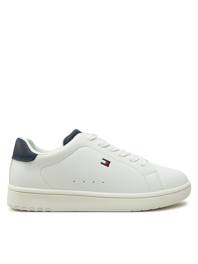 Tommy Hilfiger Tenisice Tommy Hilfiger Low Cut Lace-Up Sneaker T3X9-33848-1355 M Bijela