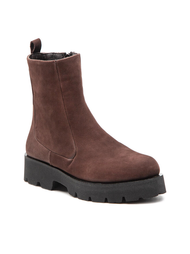 Simple Μποτάκια Simple SL-15-02-000049 Καφέ