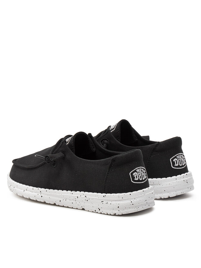 Hey Dude Halbschuhe Hey Dude Wendy Slub Canvas 40063-001 Schwarz