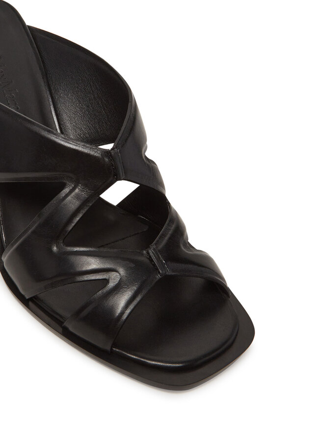 Max Mara Papucs Max Mara Doublewedge 2514521112600 Fekete