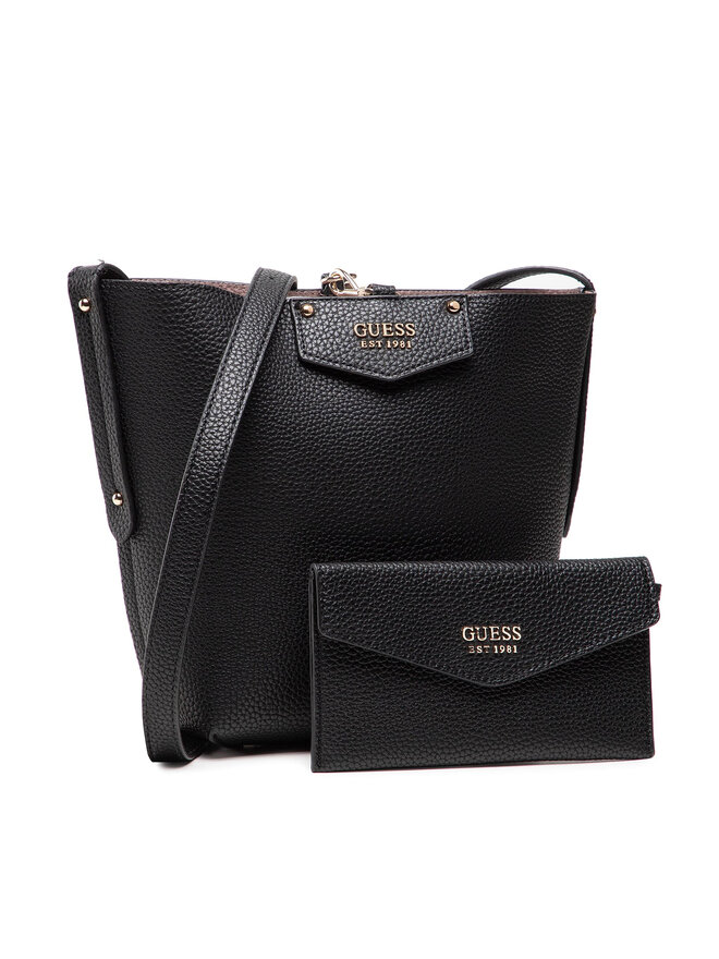 Guess Handtasche Guess Eco Brenton HWEVG 839001 Schwarz