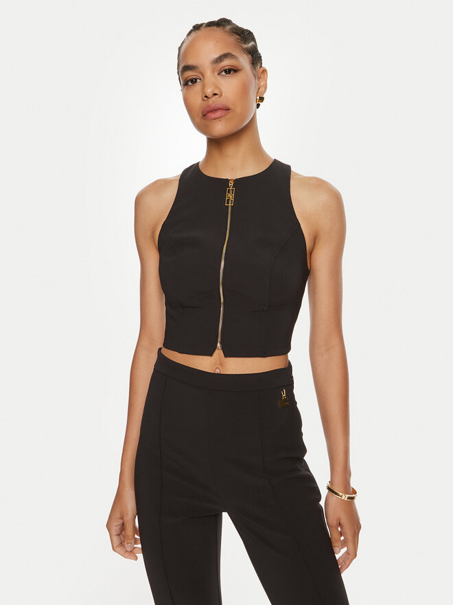 Elisabetta Franchi Elisabetta Franchi Τοπ TO-003-46E2 Μαύρο Slim Fit