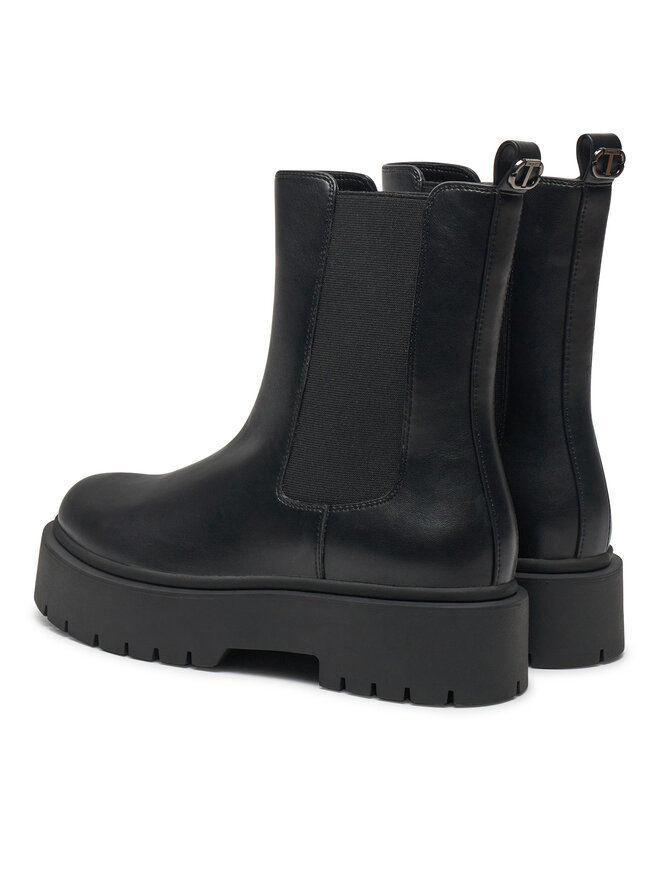 TWINSET Kotníková obuv s elastickým prvkem TWINSET 242TGT152 Černá