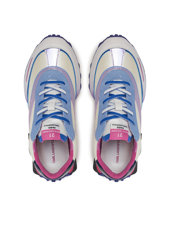 KARL LAGERFELD Sneakersy KARL LAGERFELD Zone KL62930N Fioletowy