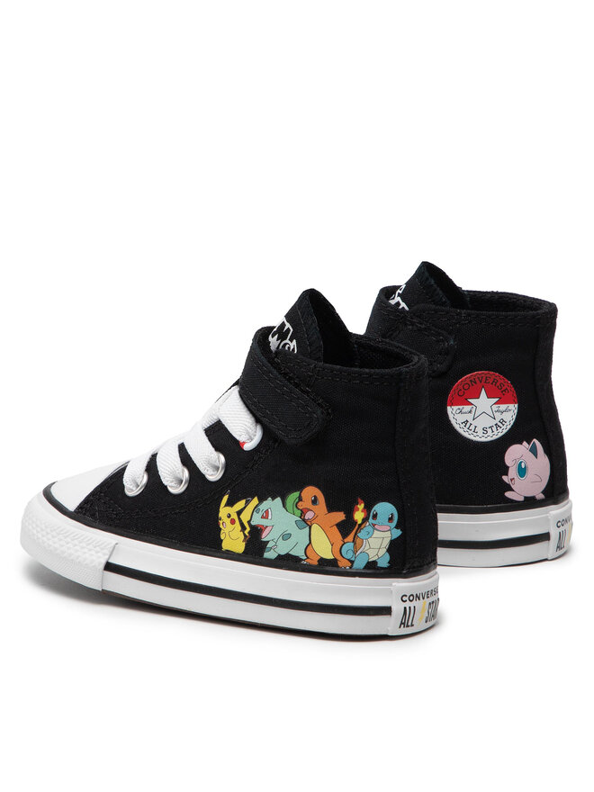 Converse Trampki Converse POKEMON Chuck Taylor All Star Hi A01229C Czarny