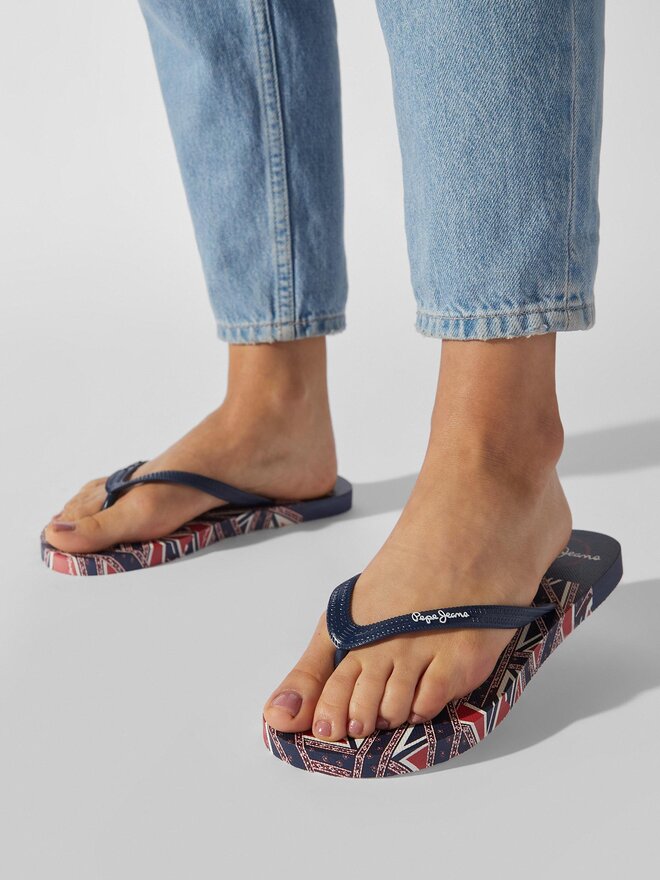Pepe Jeans Rake Palm Ciabatte Infradito Donna, Suola In EVA, Stampa Estiva, Colori Vari