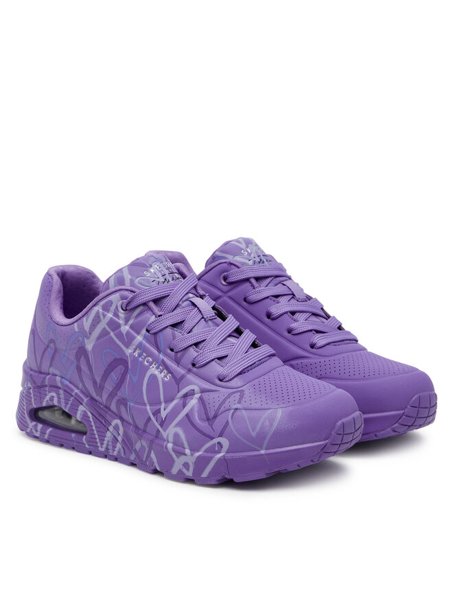 Skechers Сникърси Skechers Uno - Spread the Love 155507/PUR Виолетов