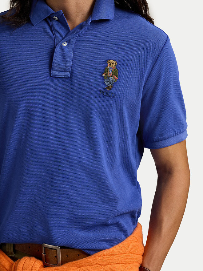Polo Ralph Lauren Polo Ralph Lauren Поло 710958188001 Голубий Regular Fit