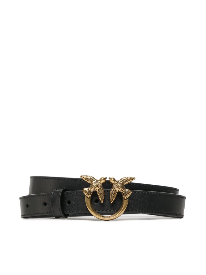 PINKO Pasek Damski Pinko Love Berry H2 Belt PE 23 PLT01 100143 A0F1 Czarny
