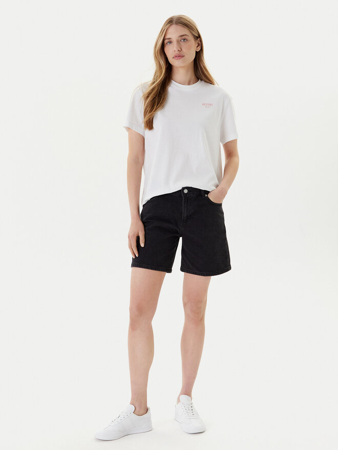 Mustang Mustang T-Shirt Floris 1016158 Λευκό Relaxed Fit